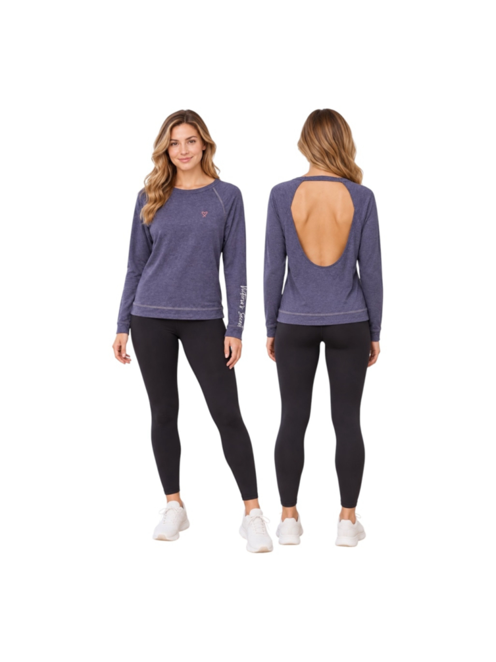 Victoria’s Secret Sport Open Back Long Sleeve Athletic Top Women’s Small